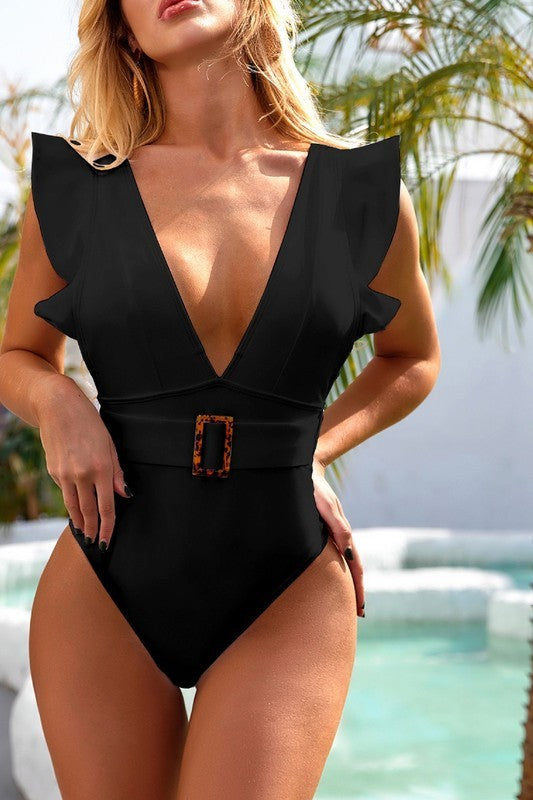 Vacay Time One Piece - Black